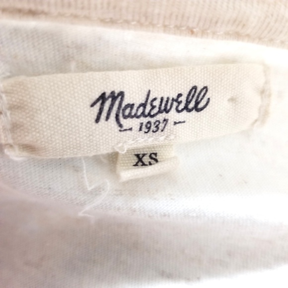 Madewell Embroidered Split Neck Top - Picture 8 of 8